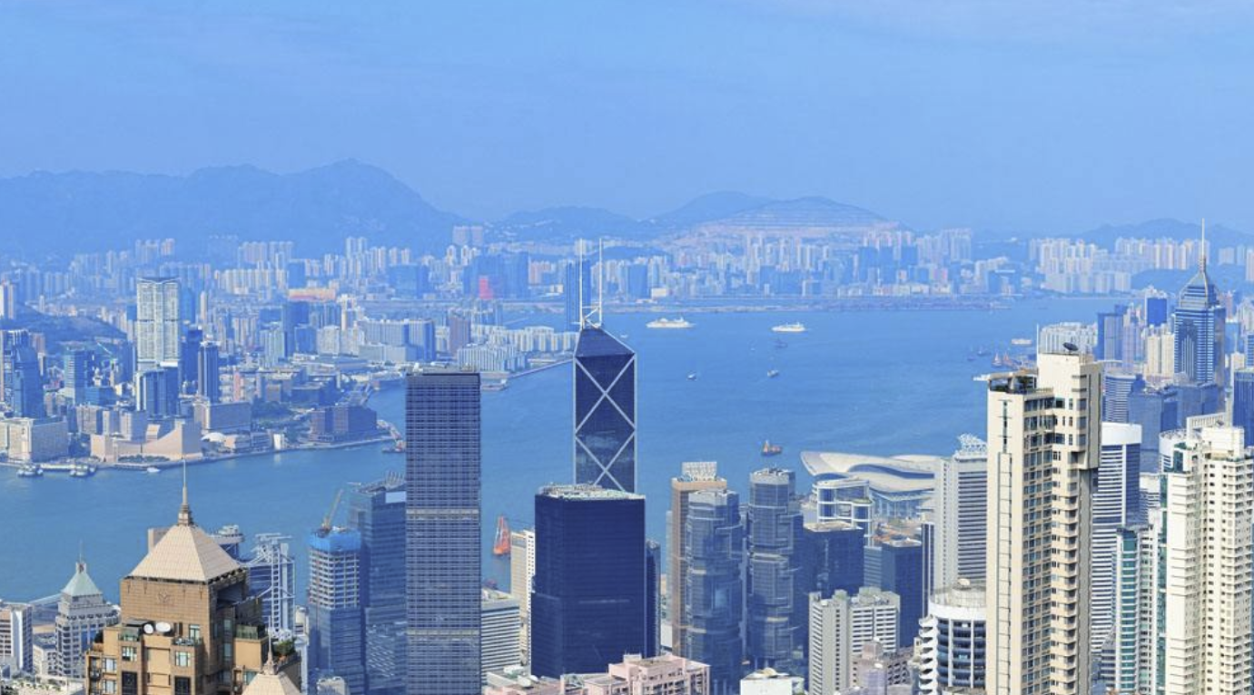 香港街头沉思夜